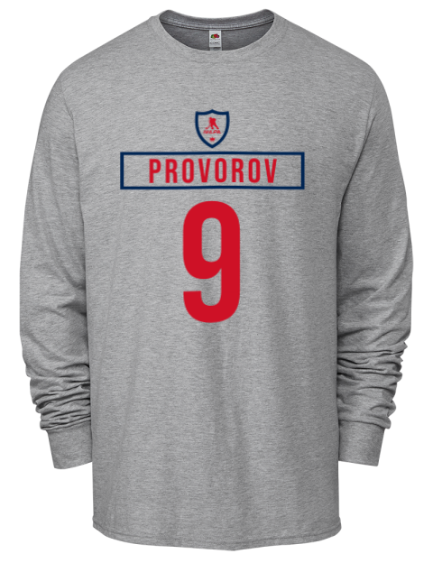 Home Jersey Ivan Provorov Men's Long-Sleeve T-Shirt | Swagsta