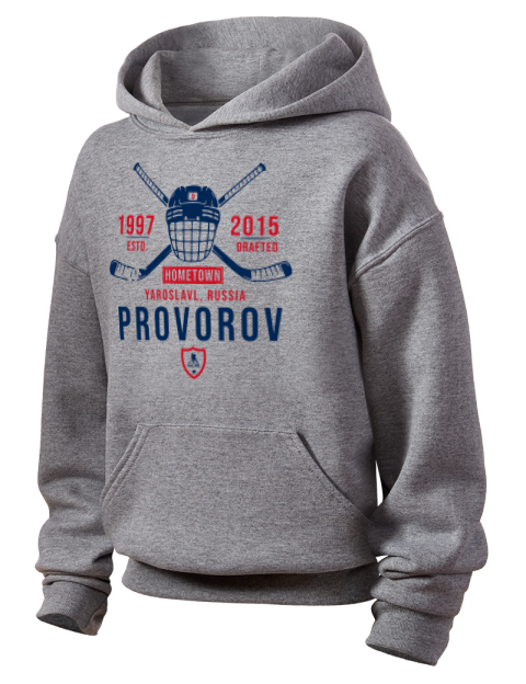 Classic Heritage Ivan Provorov Youth Hooded Sweatshirt | Swagsta
