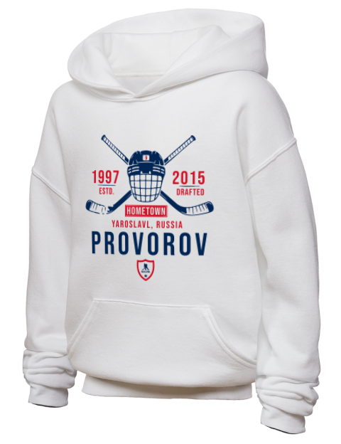 Classic Heritage Ivan Provorov Youth Hooded Sweatshirt | Swagsta