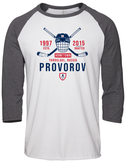 Classic Heritage Ivan Provorov Unisex Premium Three-Quarter Raglan T-Shirt | Swagsta