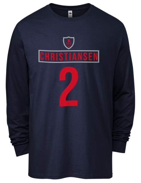 Away Jersey Jacob Christiansen Men's Long-Sleeve T-Shirt | Swagsta