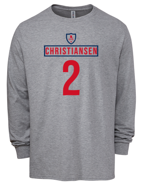 Home Jersey Jacob Christiansen Men's Premium Blend Long Sleeve-T-Shirt | Swagsta