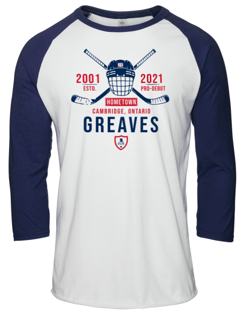 Classic Heritage Jet Greaves Unisex Premium Three-Quarter Raglan T-Shirt | Swagsta