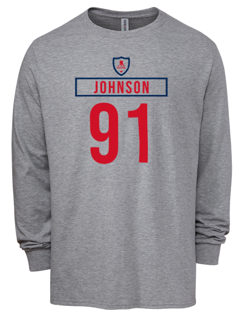 Home Jersey Kent Johnson Men's Premium Blend Long Sleeve-T-Shirt | Swagsta