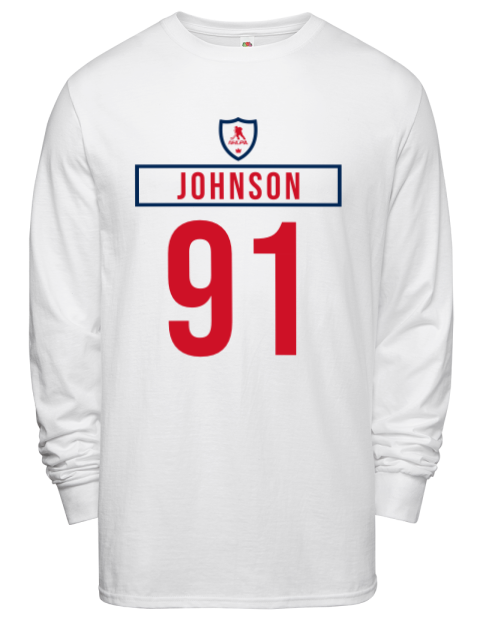 Home Jersey Kent Johnson Men's Long-Sleeve T-Shirt | Swagsta