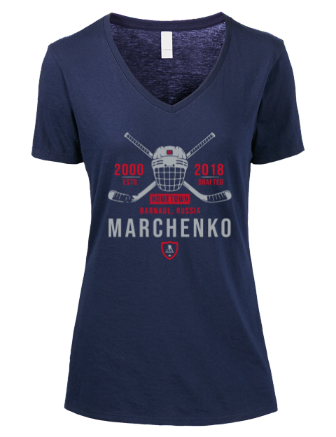 Heritage Kirill Marchenko Premium Ladies V-Neck T-Shirt | Swagsta