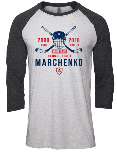 Classic Heritage Kirill Marchenko Unisex Premium Three-Quarter Raglan T-Shirt | Swagsta