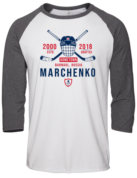Classic Heritage Kirill Marchenko Unisex Premium Three-Quarter Raglan T-Shirt | Swagsta