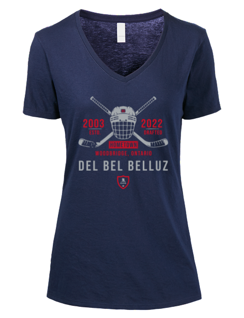 Heritage Luca Del Bel Belluz Premium Ladies V-Neck T-Shirt | Swagsta