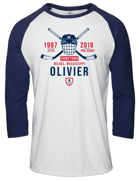 Classic Heritage Mathieu Olivier Unisex Premium Three-Quarter Raglan T-Shirt | Swagsta
