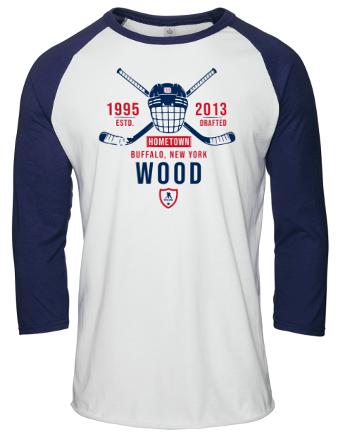 Classic Heritage Miles Wood Unisex Premium Three-Quarter Raglan T-Shirt | Swagsta