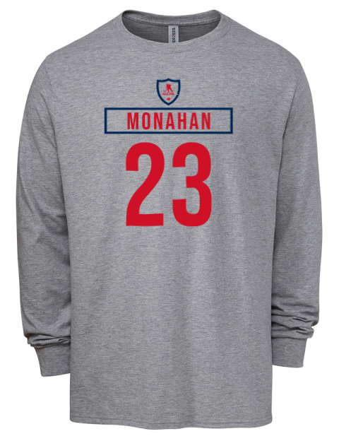Home Jersey Sean Monahan Men's Premium Blend Long Sleeve-T-Shirt | Swagsta