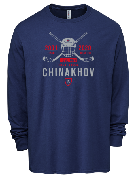 Heritage Yegor Chinakhov Men's Premium Blend Long Sleeve-T-Shirt | Swagsta