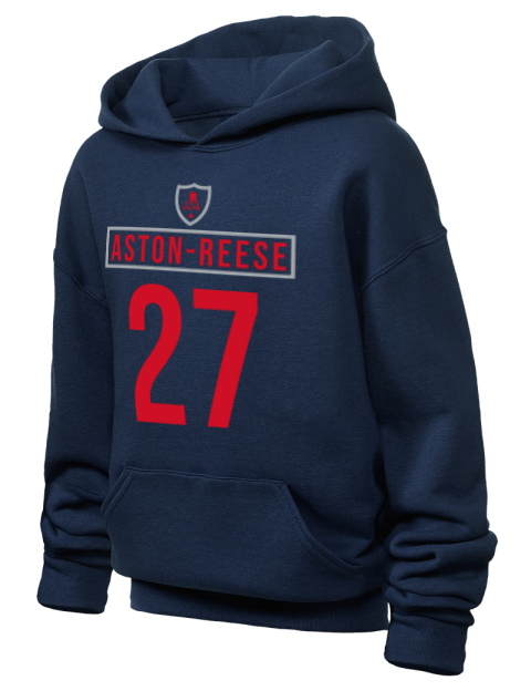 Away Jersey Zachary Aston Reese Youth Hooded Sweatshirt | Swagsta