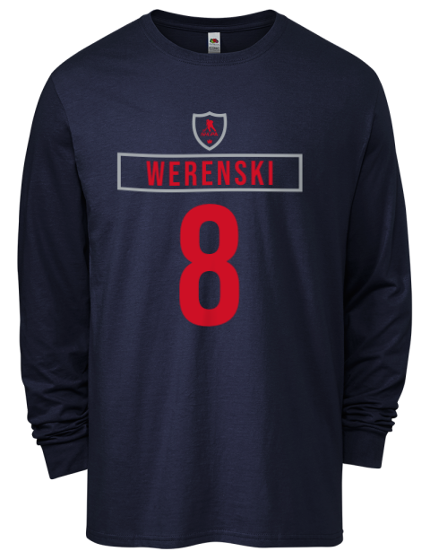 Away Jersey Zachary Werenski Men's Long-Sleeve T-Shirt | Swagsta