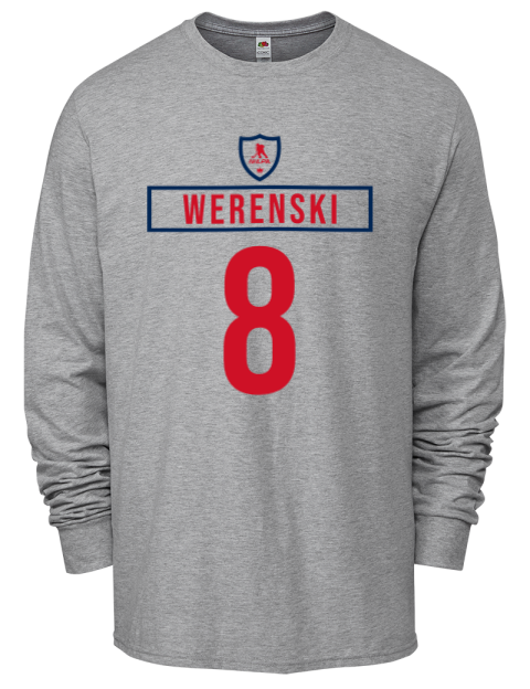 Home Jersey Zachary Werenski Men's Long-Sleeve T-Shirt | Swagsta