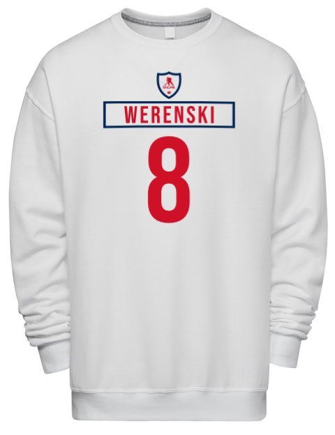 Home Jersey Zachary Werenski Premium Unisex Crewneck Sweatshirt | Swagsta