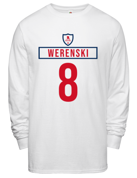 Home Jersey Zachary Werenski Men's Long-Sleeve T-Shirt | Swagsta