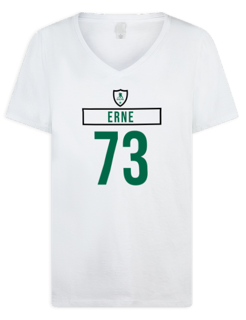 Home Jersey Adam Erne Premium Ladies V-Neck T-Shirt | Swagsta