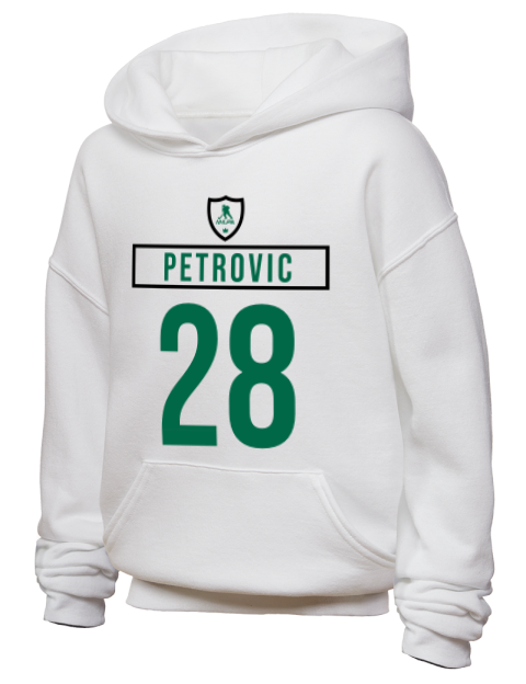 Home Jersey Alexander Petrovic Youth Hooded Sweatshirt | Swagsta