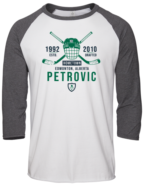 Classic Heritage Alexander Petrovic Unisex Premium Three-Quarter Raglan T-Shirt | Swagsta