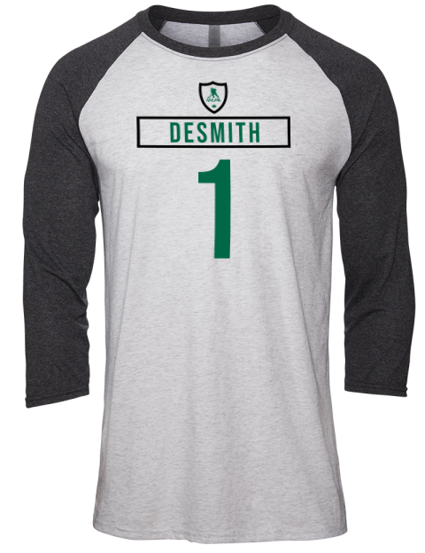 Home Jersey Casey Desmith Unisex Premium Three-Quarter Raglan T-Shirt | Swagsta