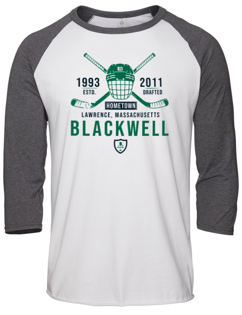 Classic Heritage Colin Blackwell Unisex Premium Three-Quarter Raglan T-Shirt | Swagsta