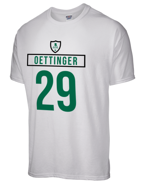 Home Jersey Jake Oettinger Dri-Power Unisex T-Shirt | Swagsta