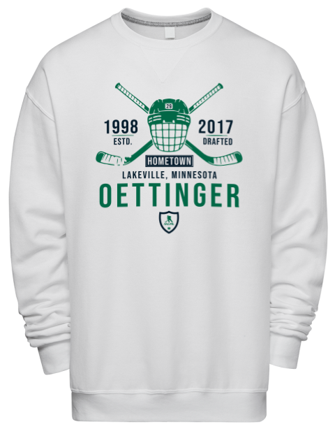 Classic Heritage Jake Oettinger Premium Unisex Crewneck Sweatshirt | Swagsta