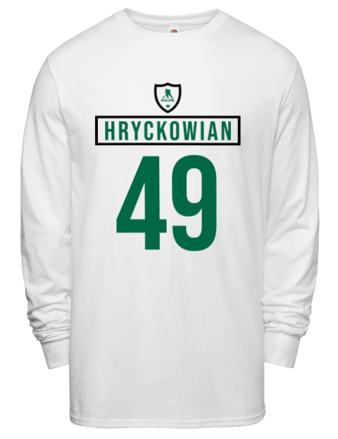 Home Jersey Justin Hryckowian Men's Long-Sleeve T-Shirt | Swagsta