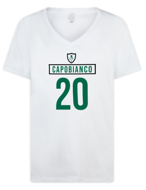 Home Jersey Kyle Capobianco Premium Ladies V-Neck T-Shirt | Swagsta