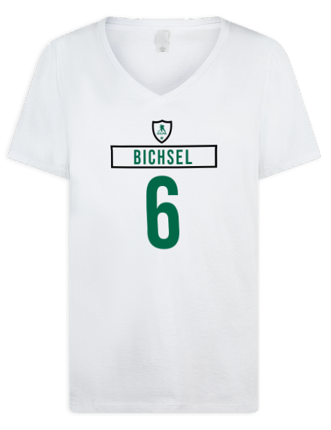 Home Jersey Lian Bichsel Premium Ladies V-Neck T-Shirt | Swagsta
