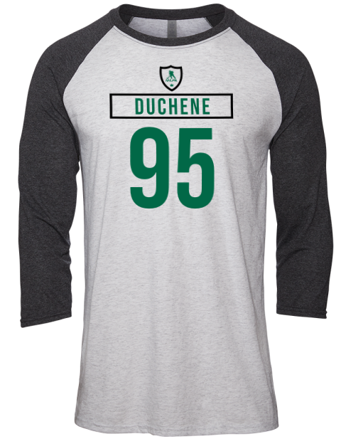 Home Jersey Matt Duchene Unisex Premium Three-Quarter Raglan T-Shirt | Swagsta