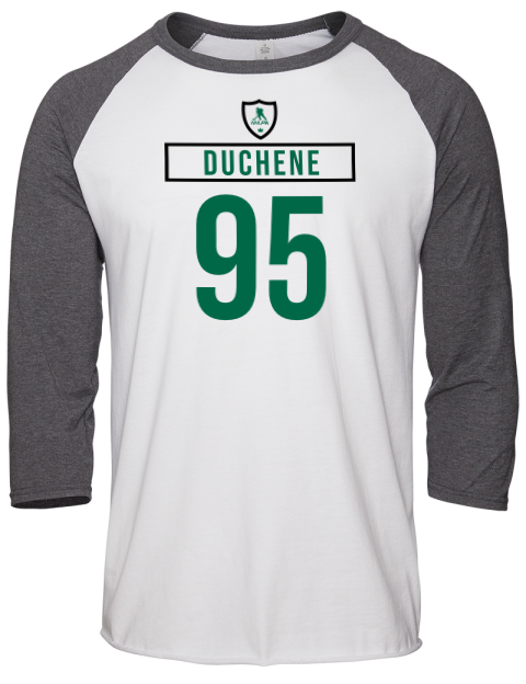 Home Jersey Matt Duchene Unisex Premium Three-Quarter Raglan T-Shirt | Swagsta