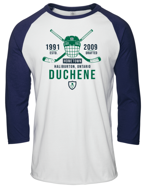 Classic Heritage Matt Duchene Unisex Premium Three-Quarter Raglan T-Shirt | Swagsta