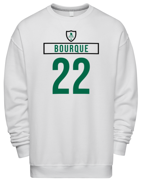 Home Jersey Mavrik Bourque Premium Unisex Crewneck Sweatshirt | Swagsta