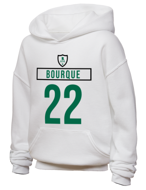 Home Jersey Mavrik Bourque Youth Hooded Sweatshirt | Swagsta