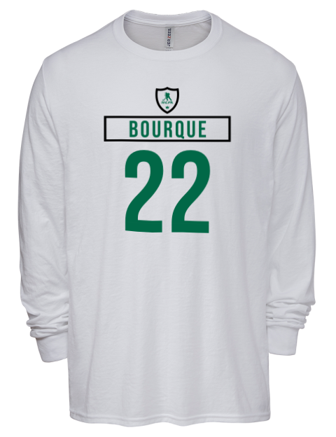 Home Jersey Mavrik Bourque Men's Premium Blend Long Sleeve-T-Shirt | Swagsta