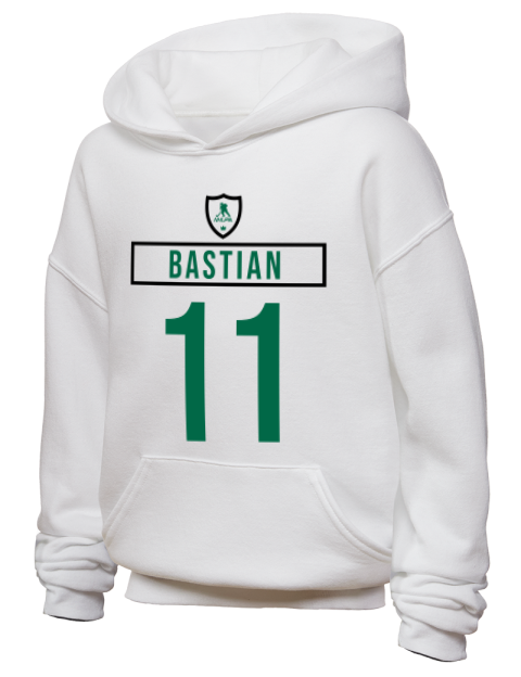 Home Jersey Nathan Bastian Youth Hooded Sweatshirt | Swagsta