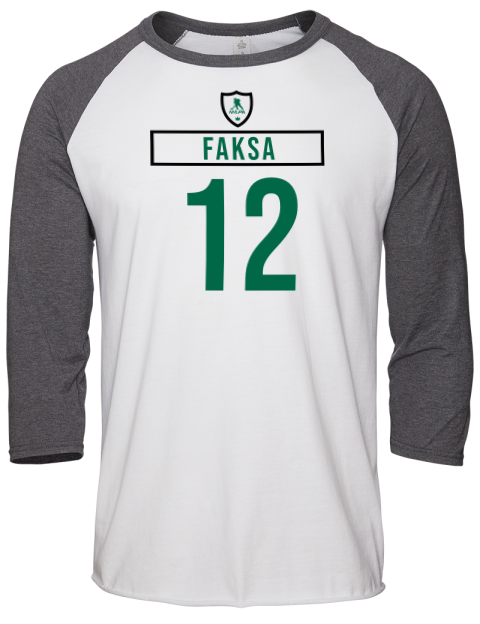 Home Jersey Radek Faksa Unisex Premium Three-Quarter Raglan T-Shirt | Swagsta