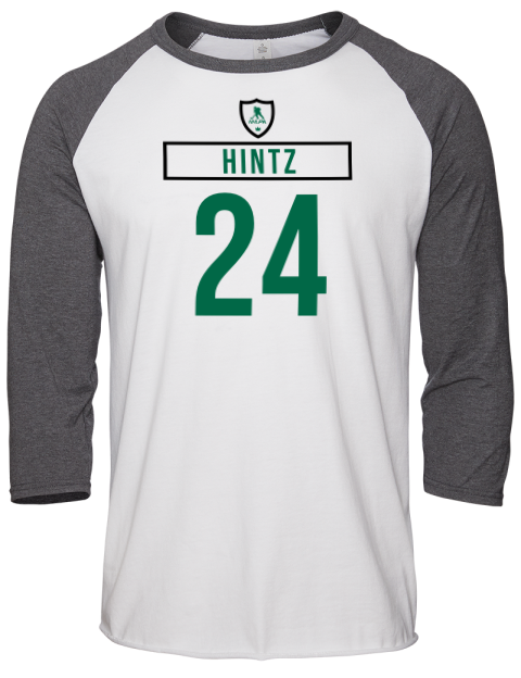 Home Jersey Roope Hintz Unisex Premium Three-Quarter Raglan T-Shirt | Swagsta