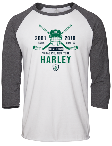Classic Heritage Thomas Harley Unisex Premium Three-Quarter Raglan T-Shirt | Swagsta