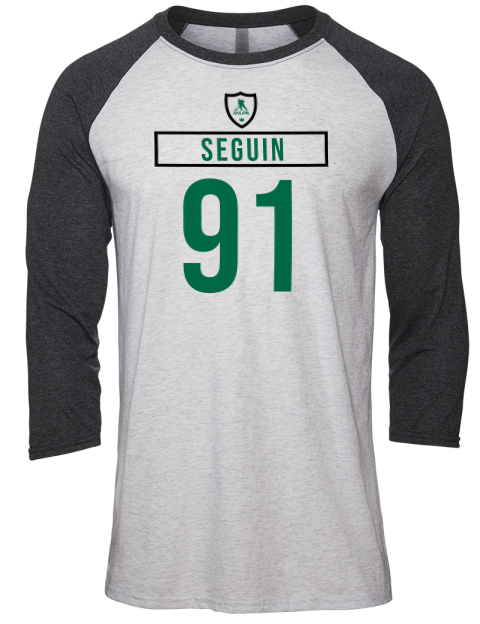 Home Jersey Tyler Seguin Unisex Premium Three-Quarter Raglan T-Shirt | Swagsta