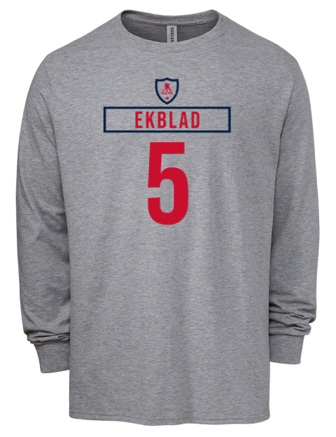 Home Jersey Aaron Ekblad Men's Premium Blend Long Sleeve-T-Shirt | Swagsta