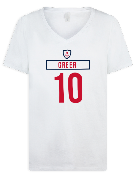 Home Jersey Anthony Greer Premium Ladies V-Neck T-Shirt | Swagsta
