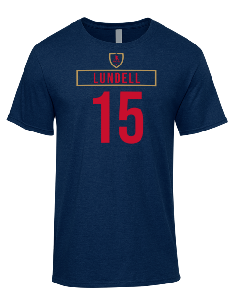 Away Jersey Anton Lundell Premium Ring-Spun Cotton Unisex T-Shirt | Swagsta