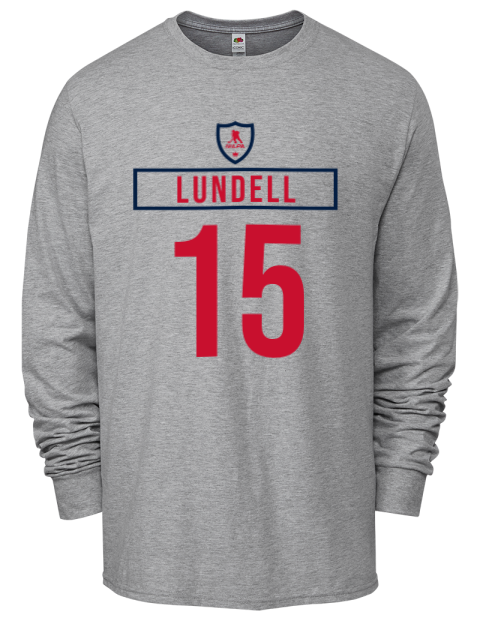 Home Jersey Anton Lundell Men's Long-Sleeve T-Shirt | Swagsta