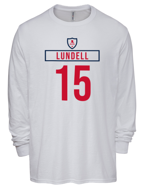 Home Jersey Anton Lundell Men's Premium Blend Long Sleeve-T-Shirt | Swagsta