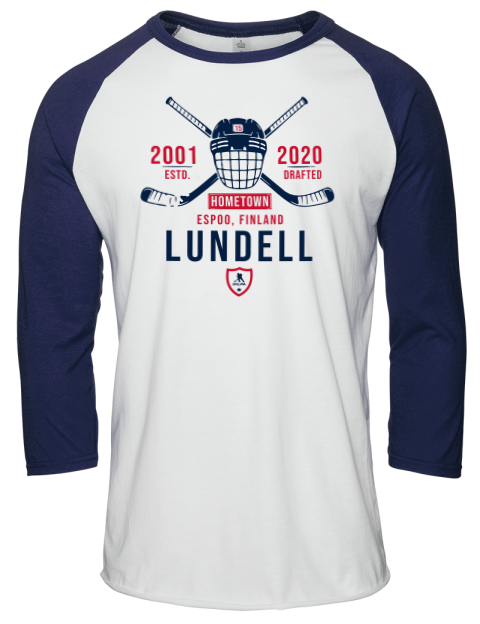 Classic Heritage Anton Lundell Unisex Premium Three-Quarter Raglan T-Shirt | Swagsta