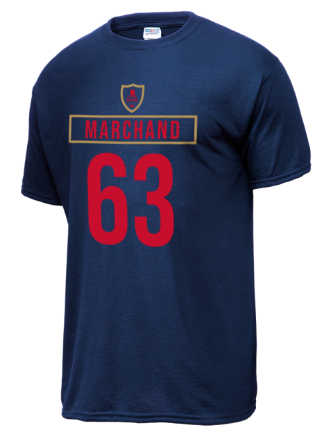 Away Jersey Brad Marchand Dri-Power Unisex T-Shirt | Swagsta